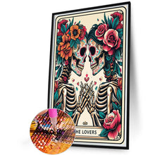 Load image into Gallery viewer, Diamond Painting - Full Round - Skull tarot (40*60CM)
