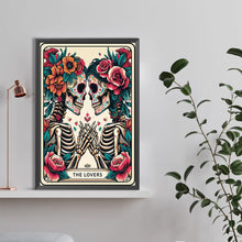 Load image into Gallery viewer, Diamond Painting - Full Round - Skull tarot (40*60CM)
