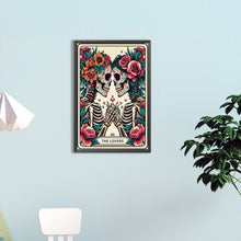 Load image into Gallery viewer, Diamond Painting - Full Round - Skull tarot (40*60CM)
