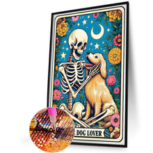 Load image into Gallery viewer, Diamond Painting - Full Round - Skull tarot (40*60CM)
