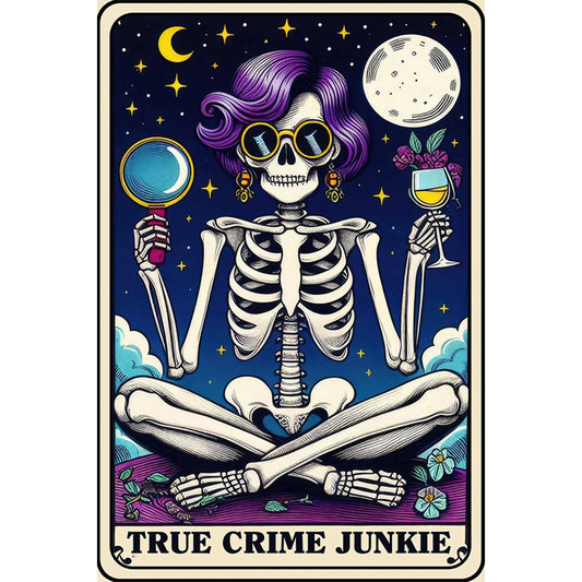 Diamond Painting - Full Round - Skull tarot (40*60CM)