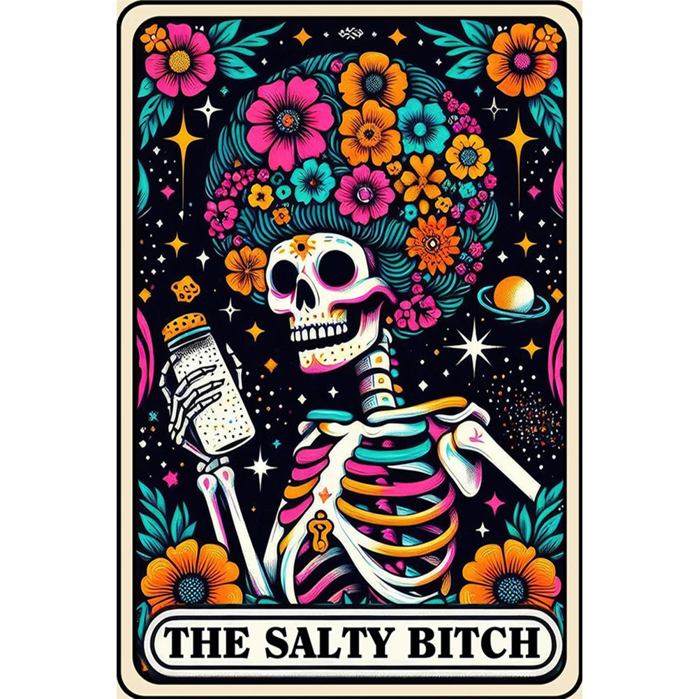 Diamond Painting - Full Round - Skull tarot (40*60CM)