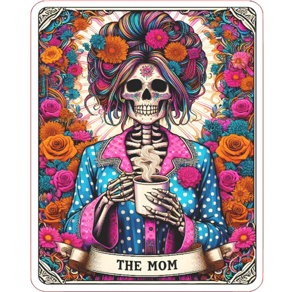 Diamond Painting - Full Round - Skull horror tarot (40*50CM)