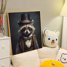 Load image into Gallery viewer, Diamond Painting - Full Round - Raccoon (40*40CM)
