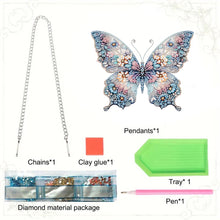 Load image into Gallery viewer, Acrylic Special Shaped Flower Butterfly Diamond Painting Hanging Home Decoration
