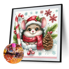 Load image into Gallery viewer, AB Diamond Painting - Full Round - Christmas hamster (40*40CM)
