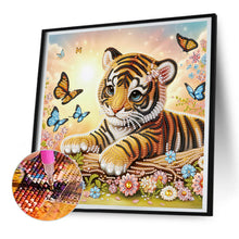Load image into Gallery viewer, Diamond Painting - Partial Special Shaped - Tiger (30*30CM)
