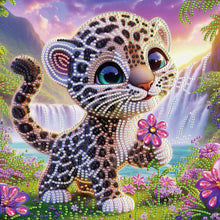 Load image into Gallery viewer, Diamond Painting - Partial Special Shaped - Leopard (30*30CM)
