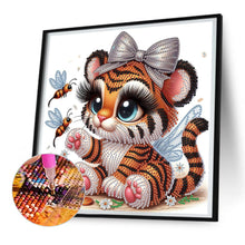Load image into Gallery viewer, Diamond Painting - Partial Special Shaped - Tiger (30*30CM)
