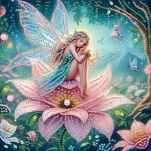 Load image into Gallery viewer, Diamond Painting - Partial Special Shaped - Elf fairy (30*30CM)
