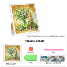 Load image into Gallery viewer, Diamond Painting - Partial Special Shaped - Elf fairy (30*30CM)
