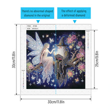 Load image into Gallery viewer, Diamond Painting - Partial Special Shaped - Elf fairy (30*30CM)
