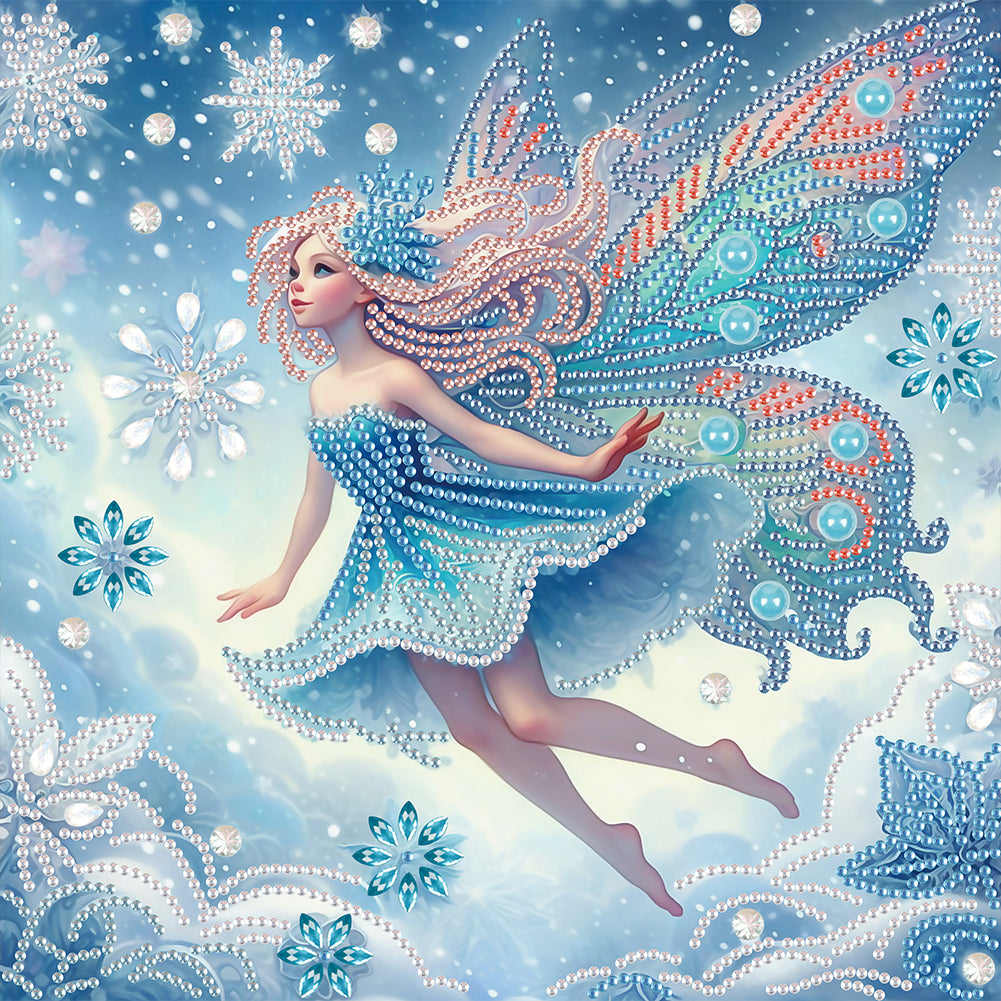 Diamond Painting - Partial Special Shaped - Elf fairy (30*30CM)