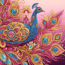 Load image into Gallery viewer, Diamond Painting - Partial Special Shaped - Peacock (40*40CM)
