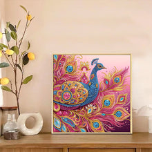 Load image into Gallery viewer, Diamond Painting - Partial Special Shaped - Peacock (40*40CM)
