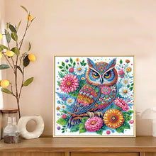 Load image into Gallery viewer, Diamond Painting - Partial Special Shaped - Owl (40*40CM)
