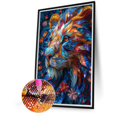 Load image into Gallery viewer, Diamond Painting - Full Round - Flower lion (40*60CM)
