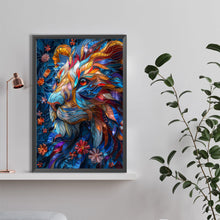 Load image into Gallery viewer, Diamond Painting - Full Round - Flower lion (40*60CM)
