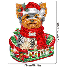 Load image into Gallery viewer, Xmas Acrylic Shaking Head French Bulldog 5D DIY Diamond Art Tabletop Decorations
