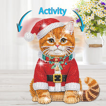 Load image into Gallery viewer, Xmas Acrylic Shaking Head French Bulldog 5D DIY Diamond Art Tabletop Decorations
