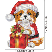 Load image into Gallery viewer, Xmas Acrylic Shaking Head French Bulldog 5D DIY Diamond Art Tabletop Decorations
