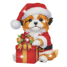 Load image into Gallery viewer, Xmas Acrylic Shaking Head French Bulldog 5D DIY Diamond Art Tabletop Decorations
