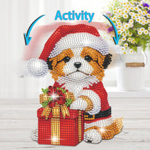 Load image into Gallery viewer, Xmas Acrylic Shaking Head French Bulldog 5D DIY Diamond Art Tabletop Decorations
