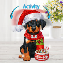 Load image into Gallery viewer, Xmas Acrylic Shaking Head French Bulldog 5D DIY Diamond Art Tabletop Decorations
