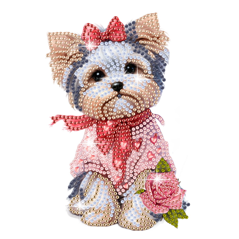 Xmas Acrylic Shaking Head French Bulldog 5D DIY Diamond Art Tabletop Decorations