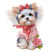Load image into Gallery viewer, Xmas Acrylic Shaking Head French Bulldog 5D DIY Diamond Art Tabletop Decorations
