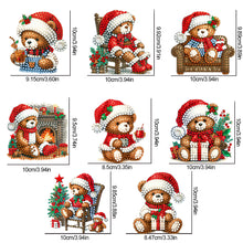 Load image into Gallery viewer, 8Pcs Acrylic Special Shaped Christmas Theme Diamond Painting Hanging Decorations
