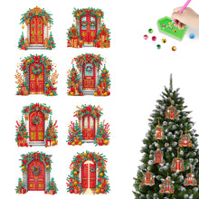 Load image into Gallery viewer, 8Pcs Acrylic Special Shaped Christmas Theme Diamond Painting Hanging Decorations
