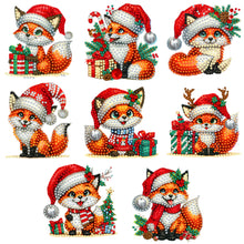 Load image into Gallery viewer, 8Pcs Acrylic Special Shaped Christmas Theme Diamond Painting Hanging Decorations
