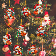 Load image into Gallery viewer, 8Pcs Acrylic Special Shaped Christmas Theme Diamond Painting Hanging Decorations
