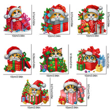 Load image into Gallery viewer, 8Pcs Acrylic Special Shaped Christmas Theme Diamond Painting Hanging Decorations
