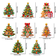 Load image into Gallery viewer, 8Pcs Acrylic Special Shaped Christmas Theme Diamond Painting Hanging Decorations
