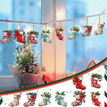Load image into Gallery viewer, 8Pcs Acrylic Special Shaped Christmas Theme Diamond Painting Hanging Decorations
