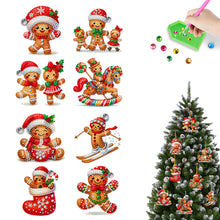 Load image into Gallery viewer, 8Pcs Acrylic Special Shaped Christmas Theme Diamond Painting Hanging Decorations
