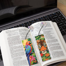 Load image into Gallery viewer, 3Pcs Special Shaped Animals DIY Diamond Painting Bookmark Making Kit Decoration
