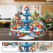 Load image into Gallery viewer, Acrylic Special Shaped Christmas Fountain Diamond Painting Desktop Decorations
