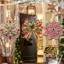 Load image into Gallery viewer, 3Pcs Acrylic Christmas Gnome 5D DIY Diamond Painting Dots Pendant for Art Crafts
