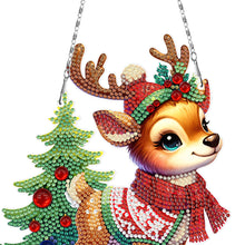 Load image into Gallery viewer, 3Pcs Acrylic Christmas Gnome 5D DIY Diamond Painting Dots Pendant for Art Crafts
