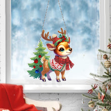 Load image into Gallery viewer, 3Pcs Acrylic Christmas Gnome 5D DIY Diamond Painting Dots Pendant for Art Crafts
