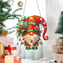 Load image into Gallery viewer, 3Pcs Acrylic Christmas Gnome 5D DIY Diamond Painting Dots Pendant for Art Crafts
