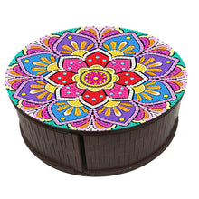Load image into Gallery viewer, Wooden Mandala Diamond Painting DIY Jewellery Box Diamond Art Bracelet Organizer
