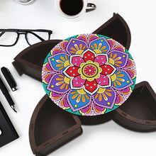 Load image into Gallery viewer, Wooden Mandala Diamond Painting DIY Jewellery Box Diamond Art Bracelet Organizer
