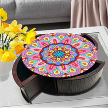 Load image into Gallery viewer, Wooden Mandala Diamond Painting DIY Jewellery Box Diamond Art Bracelet Organizer
