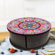 Load image into Gallery viewer, Wooden Mandala Diamond Painting DIY Jewellery Box Diamond Art Bracelet Organizer
