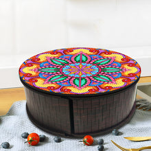 Load image into Gallery viewer, Wooden Mandala Diamond Painting DIY Jewellery Box Diamond Art Bracelet Organizer
