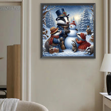 Load image into Gallery viewer, Diamond Painting - Full Square - Christmas snowman (40*40CM)
